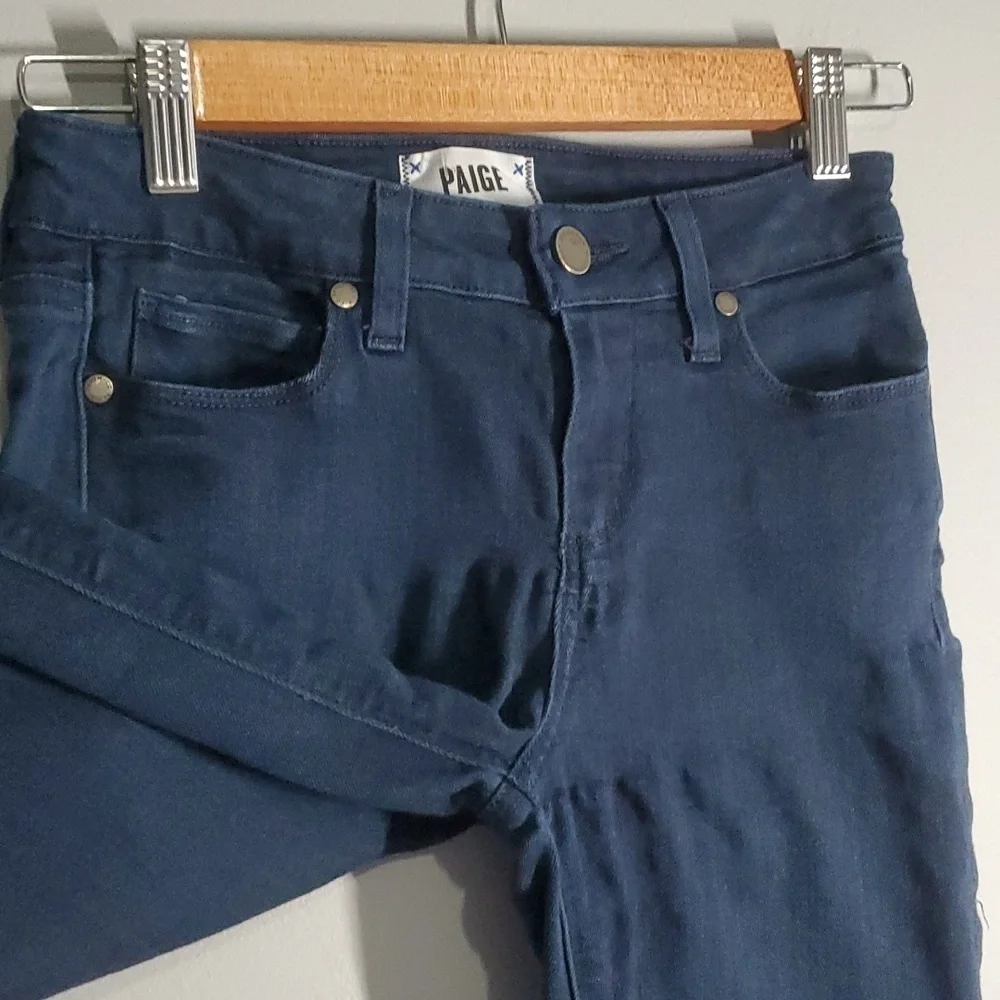 Paige jeans women's size 26 size 2 US dark medium blue Verdugo ankle